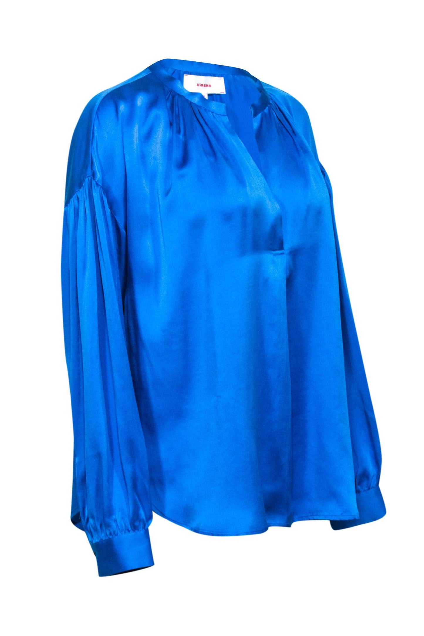 Xirena - Blue Mayson Silk Long Sleeve Blouse Sz M